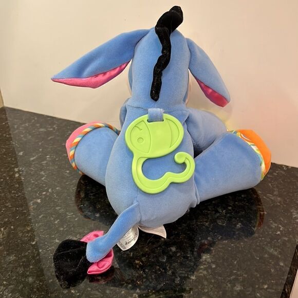 10" Eeyore Winnie the Pooh Disney Baby Plush Toy Stuffy Learning Curve - Picture 3 of 9